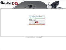 Tablet Screenshot of dis.project-audio.com